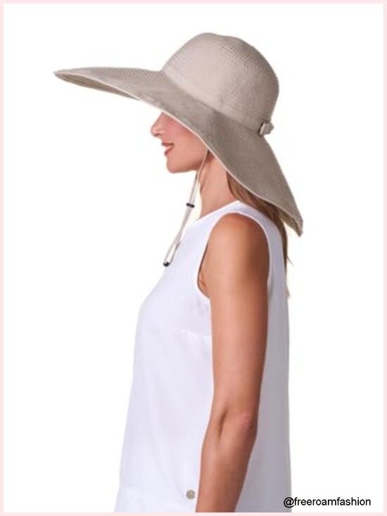 UPF 50+ Ultra Wide Sun Hat Bucket Hat Packable Crushable main image 5